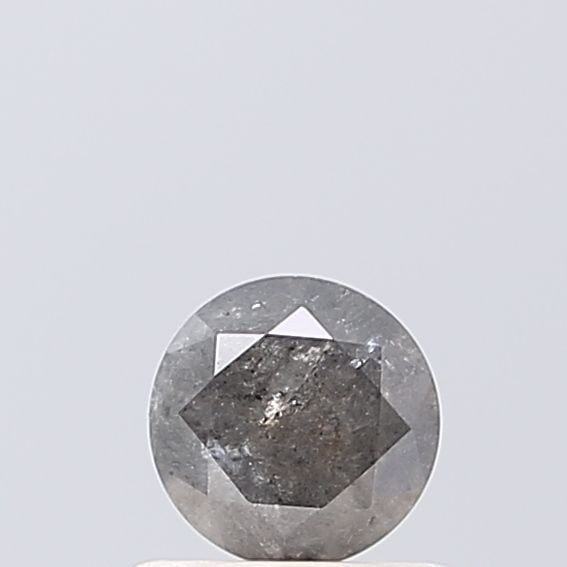 Loose Diamond - ROUND 0.61ct Salt and Pepper VVS2: Loose Diamond - ROUND 0.61ct Salt and Pepper VVS2 Source: Natural Shape: ROUND Carats: 0.61 Color: Salt and Pepper Certification: NONE Video: