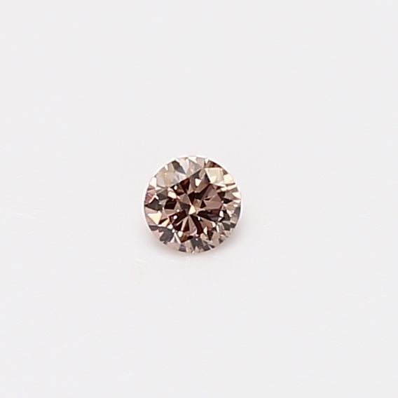 Loose Diamond - ROUND 0.07ct Fancy Brownish Pink: Loose Diamond - ROUND 0.07ct Fancy Brownish Pink Source: Natural Shape: ROUND Carats: 0.07 Color: Fancy Brownish Pink Certification: GIA Video: