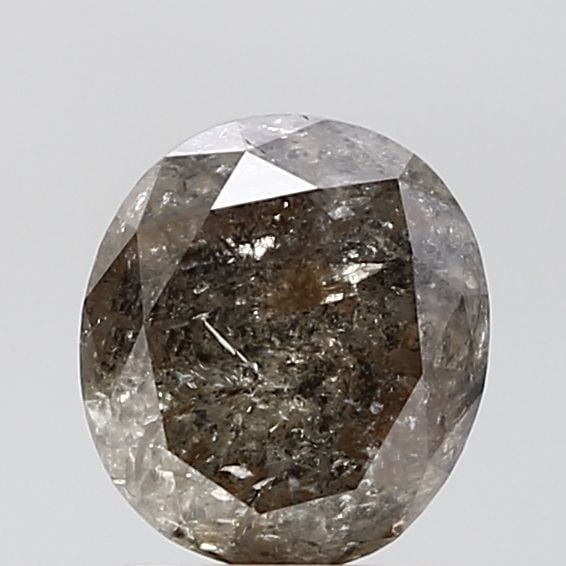 Loose Diamond - OVAL 2.4ct Salt and Pepper VVS2: Loose Diamond - OVAL 2.4ct Salt and Pepper VVS2 Source: Natural Shape: OVAL Carats: 2.4 Color: Salt and Pepper Certification: NONE Video: