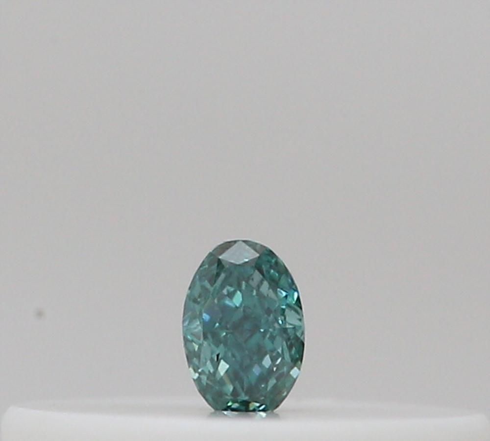 Loose Diamond - OVAL 0.02ct Fancy Deep Blueish Green (1 of 1)