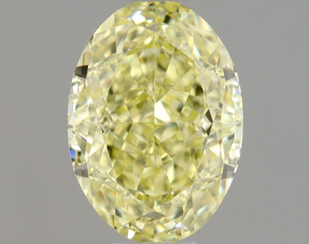 Loose Diamond - OVAL 0.54ct Fancy Light Yellow VVS1: Loose Diamond - OVAL 0.54ct Fancy Light Yellow VVS1 Source: Natural Shape: OVAL Carats: 0.54 Color: Fancy Light Yellow Certification: GIA Video: