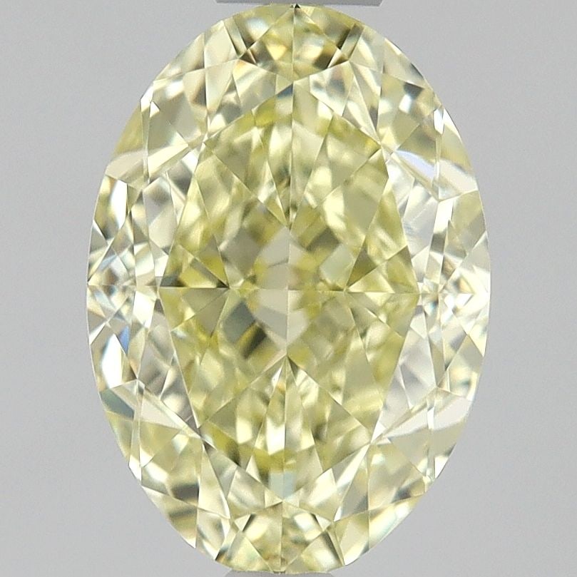 Loose Diamond - OVAL 1.01ct Fancy Yellow VVS2: Loose Diamond - OVAL 1.01ct Fancy Yellow VVS2 Source: Natural Shape: OVAL Carats: 1.01 Color: Fancy Yellow Certification: GIA The Diamond Depot Guarantee: All items in this auction are guaranteed to b