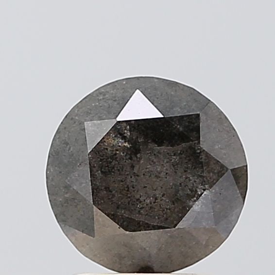Loose Diamond - ROUND 1.49ct Salt and Pepper VVS2: Loose Diamond - ROUND 1.49ct Salt and Pepper VVS2 Source: Natural Shape: ROUND Carats: 1.49 Color: Salt and Pepper Certification: NONE Video: