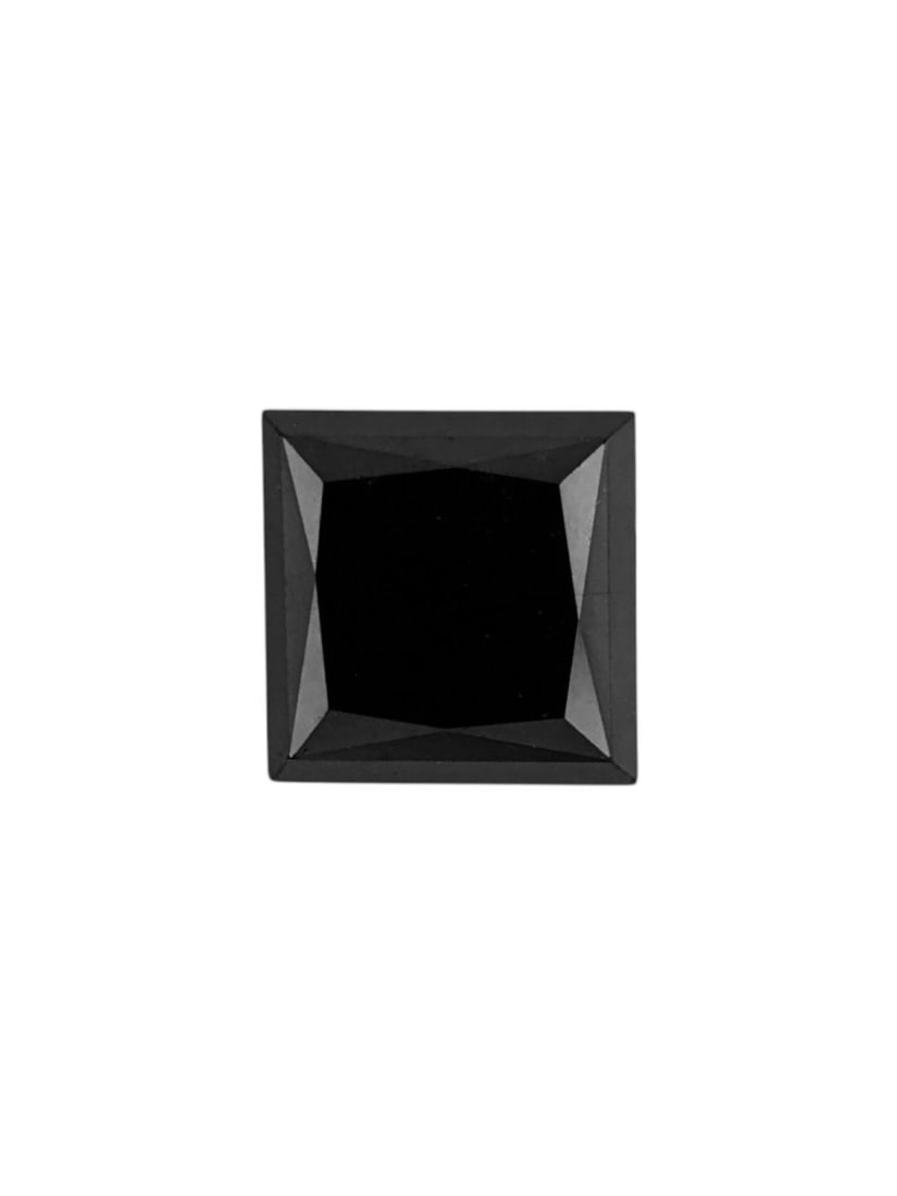 Loose Diamond - PRINCESS 0.21ct Fancy Black VVS2: Loose Diamond - PRINCESS 0.21ct Fancy Black VVS2 Source: Natural Shape: PRINCESS Carats: 0.21 Color: Fancy Black Certification: NONE The Diamond Depot Guarantee: All items in this auction are guarante