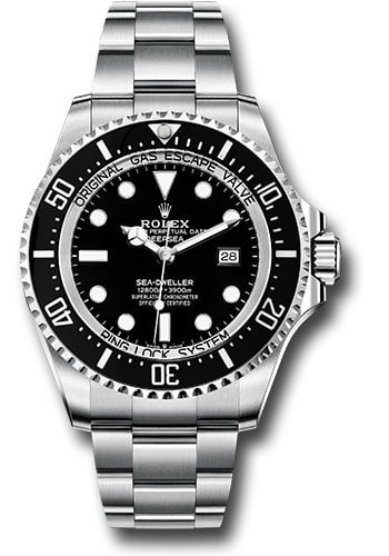 Rolex 126660 Sea-Dweller Deepsea Black Dial Oyster Bracelet 2022 Green Card: Rolex 126660 Sea-Dweller Deepsea Black Dial Oyster Bracelet 2022 Green Card This Rolex Sea-Dweller Deepsea is a men's watch featuring a black dial and a ceramic bezel. The timepiece is equipped with a