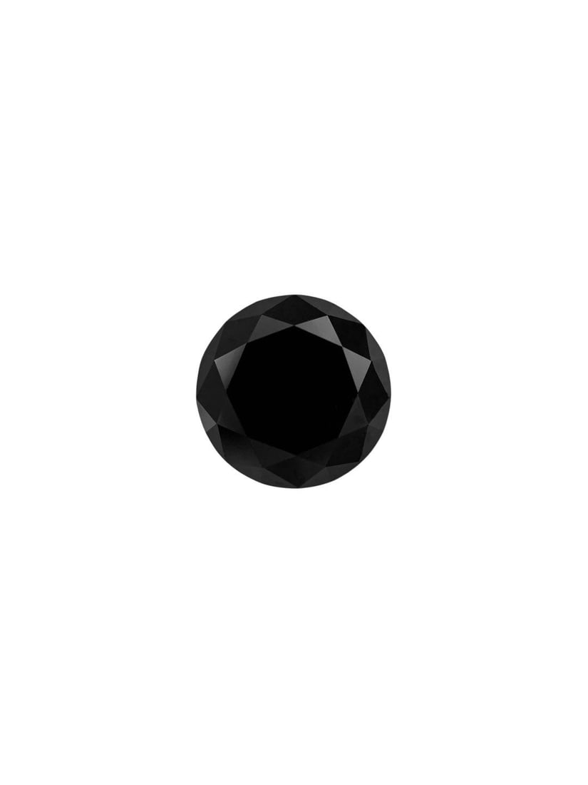 Loose Diamond - ROUND 0.36ct Fancy Black VVS2: Loose Diamond - ROUND 0.36ct Fancy Black VVS2 Source: Natural Shape: ROUND Carats: 0.36 Color: Fancy Black Certification: NONE The Diamond Depot Guarantee: All items in this auction are guaranteed to 