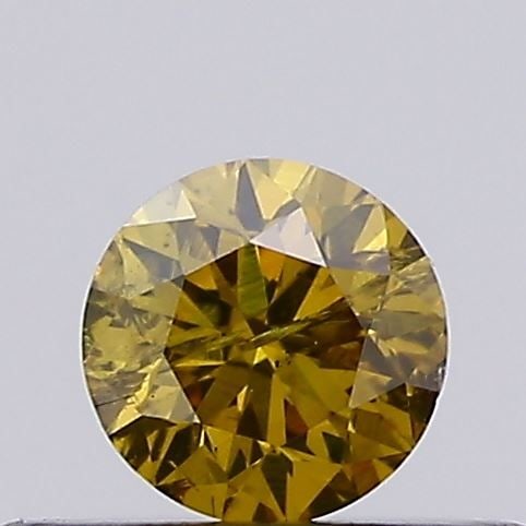 Loose Diamond - ROUND 0.27ct Fancy Yellow I2: Loose Diamond - ROUND 0.27ct Fancy Yellow I2 Source: Natural Shape: ROUND Carats: 0.27 Color: Fancy Yellow Certification: NONE Video: