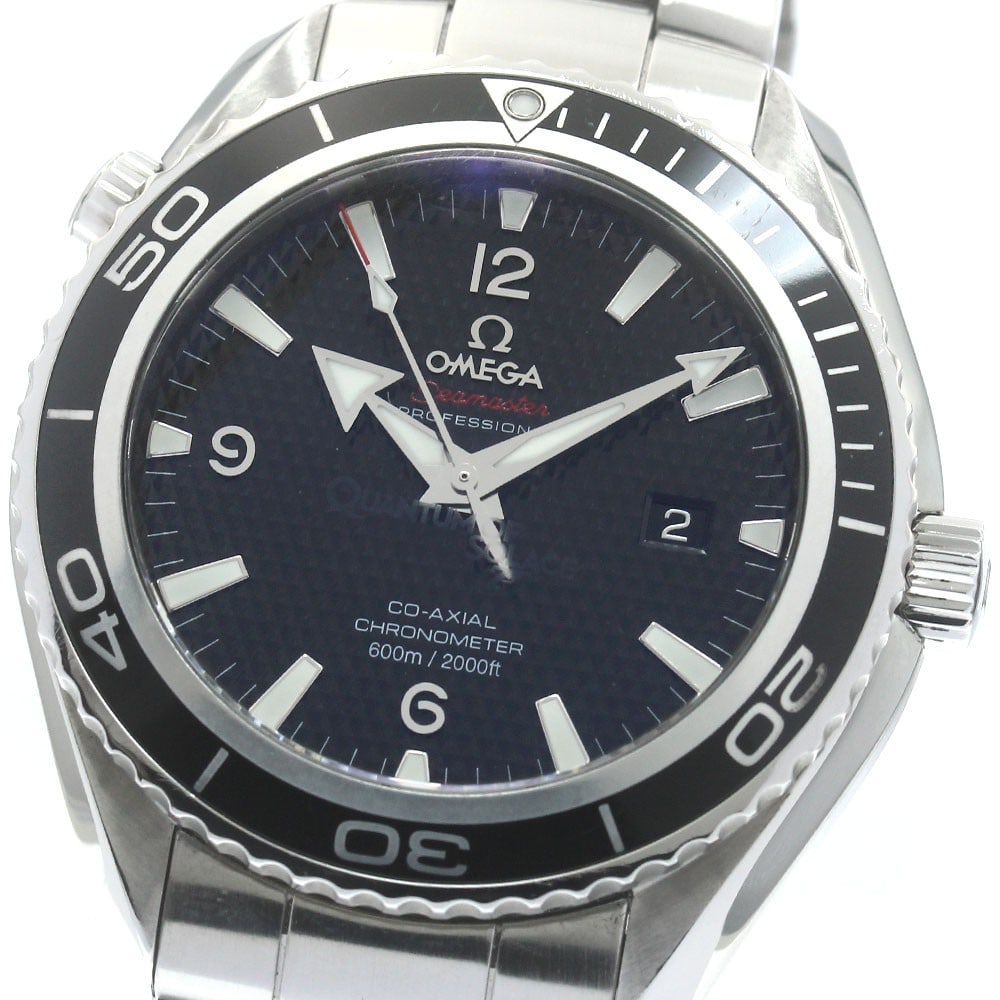 OMEGA Seamaster Planet Ocean 007 Limited Edition 46mm Steel Watch: OMEGA Seamaster Planet Ocean 007 Limited Edition 46mm Steel Watch Pre-owned OMEGA Seamaster 600 Planet Ocean 007 Co-Axial men's wristwatch, model 222.30.46.20.01.001, made in Switzerland. It features 
