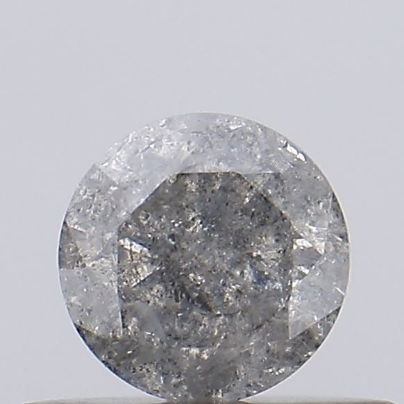 Loose Diamond - ROUND 0.32ct Salt and Pepper I3: Loose Diamond - ROUND 0.32ct Salt and Pepper I3 Source: Natural Shape: ROUND Carats: 0.32 Color: Salt and Pepper Certification: NONE Video: