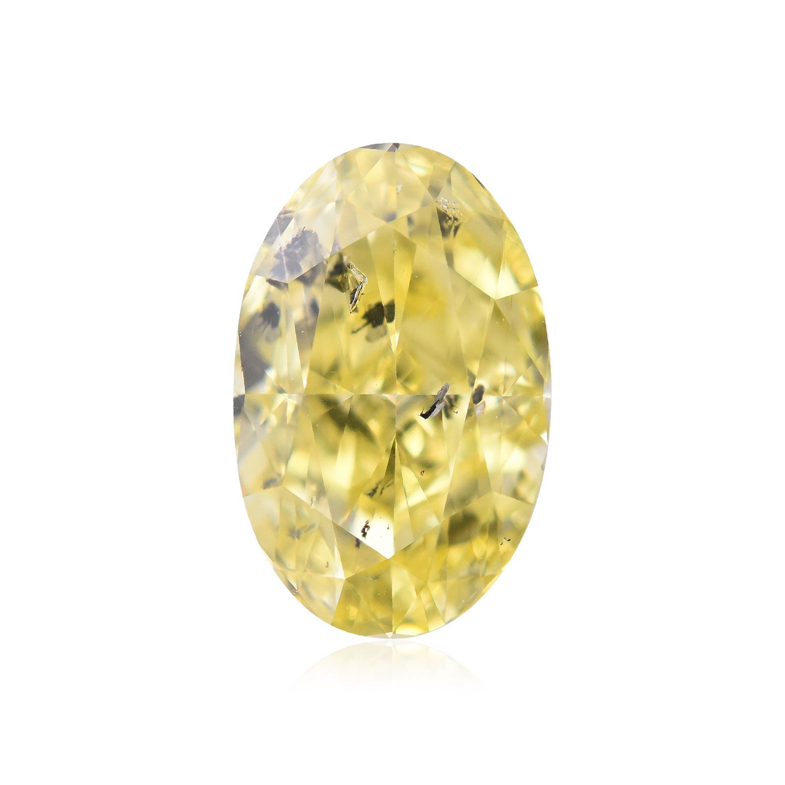 Loose Diamond - OVAL 1.04ct Fancy Intense Yellow: Loose Diamond - OVAL 1.04ct Fancy Intense Yellow Source: Natural Shape: OVAL Carats: 1.04 Color: Fancy Intense Yellow Certification: GIA Video: