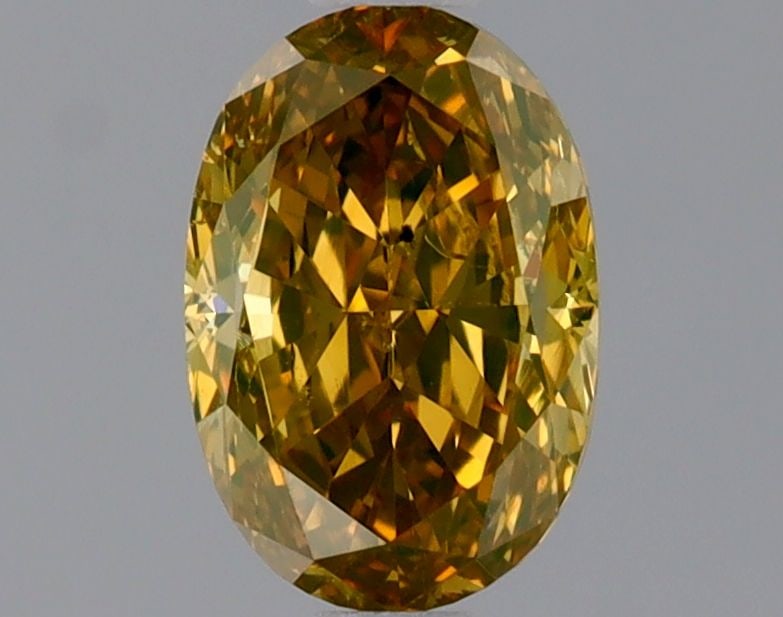 Loose Diamond - OVAL 1.01ct Fancy Deep Brownish Yellow SI1: Loose Diamond - OVAL 1.01ct Fancy Deep Brownish Yellow SI1 Source: Natural Shape: OVAL Carats: 1.01 Color: Fancy Deep Brownish Yellow Certification: GIA Video: