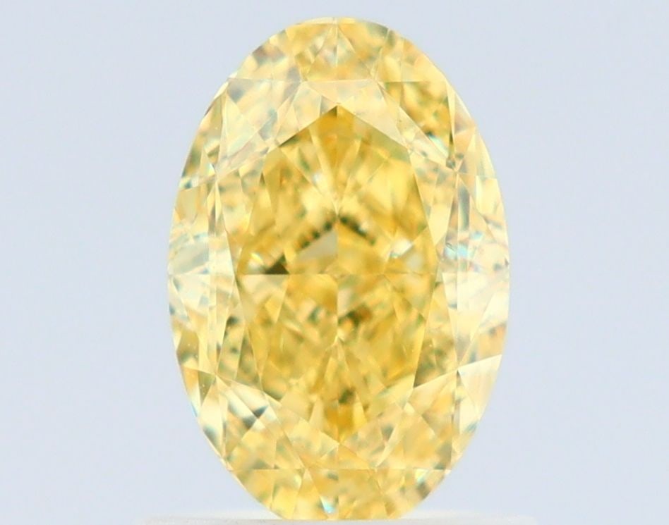 Loose Diamond - OVAL 1.0ct Fancy Intense Yellow VS1: Loose Diamond - OVAL 1.0ct Fancy Intense Yellow VS1 Source: Natural Shape: OVAL Carats: 1.0 Color: Fancy Intense Yellow Certification: GIA Video: