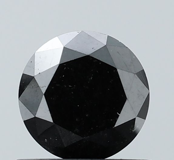 Loose Diamond - ROUND 0.91ct Fancy Black VS2: Loose Diamond - ROUND 0.91ct Fancy Black VS2 Source: Natural Shape: ROUND Carats: 0.91 Color: Fancy Black Certification: NONE Video: