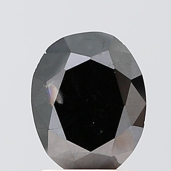 Loose Diamond - OVAL 2.36ct Black VVS2: Loose Diamond - OVAL 2.36ct Black VVS2 Source: Natural Shape: OVAL Carats: 2.36 Color: Black Certification: NONE Video: