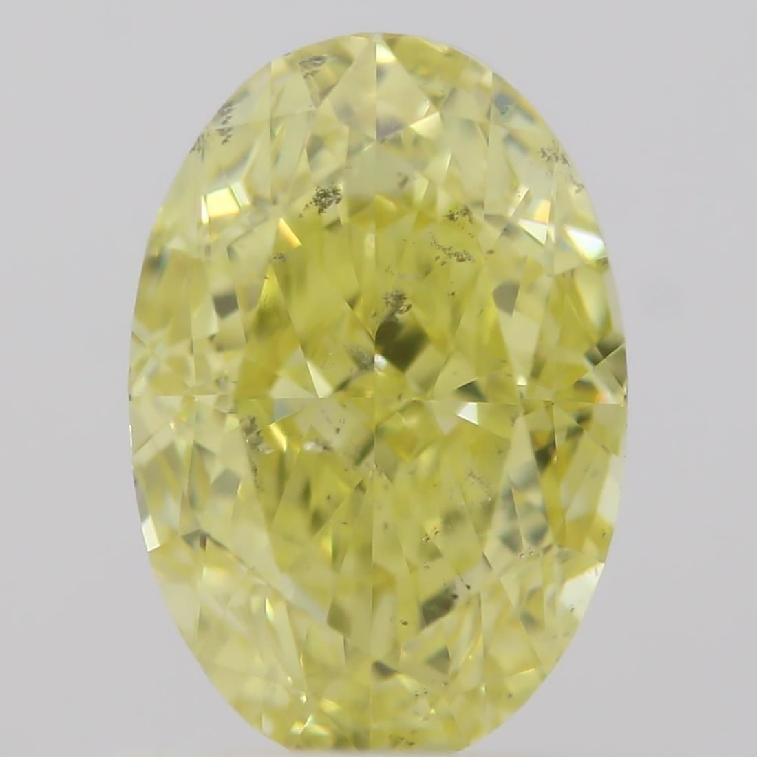 Loose Diamond - OVAL 1.0ct Fancy Intense Yellow SI2: Loose Diamond - OVAL 1.0ct Fancy Intense Yellow SI2 Source: Natural Shape: OVAL Carats: 1.0 Color: Fancy Intense Yellow Certification: GIA Video: