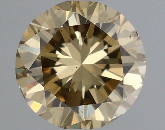 Loose Diamond - ROUND 0.55ct Fancy Brown Greenish Yellow: Loose Diamond - ROUND 0.55ct Fancy Brown Greenish Yellow Source: Natural Shape: ROUND Carats: 0.55 Color: Fancy Brown Greenish Yellow Certification: GIA Video: