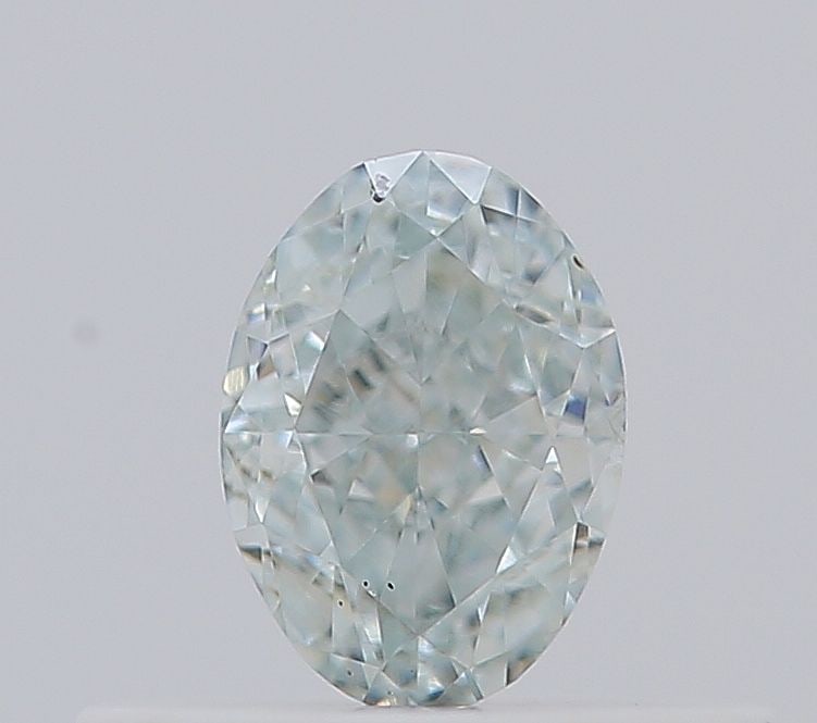 Loose Diamond - OVAL 0.34ct Fancy Light Green SI1: Loose Diamond - OVAL 0.34ct Fancy Light Green SI1 Source: Natural Shape: OVAL Carats: 0.34 Color: Fancy Light Green Certification: GIA Video:
