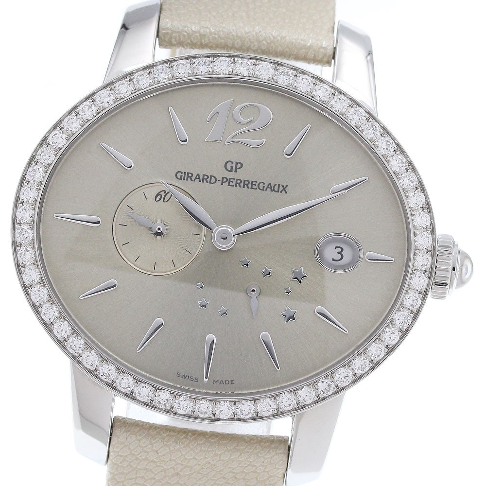 Girard Perregaux Cat's Eye Automatic Date Watch 80486D11A861-IK8A: Girard Perregaux Cat's Eye Automatic Date Watch 80486D11A861-IK8A This is a pre-owned Girard Perregaux Cat's Eye women's wristwatch, model 80486D11A861-IK8A. Crafted in Switzerland, the watch features