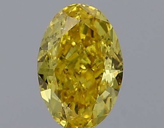 Loose Diamond - OVAL 0.33ct Fancy Vivid Yellow I1: Loose Diamond - OVAL 0.33ct Fancy Vivid Yellow I1 Source: Natural Shape: OVAL Carats: 0.33 Color: Fancy Vivid Yellow Certification: GIA Video: