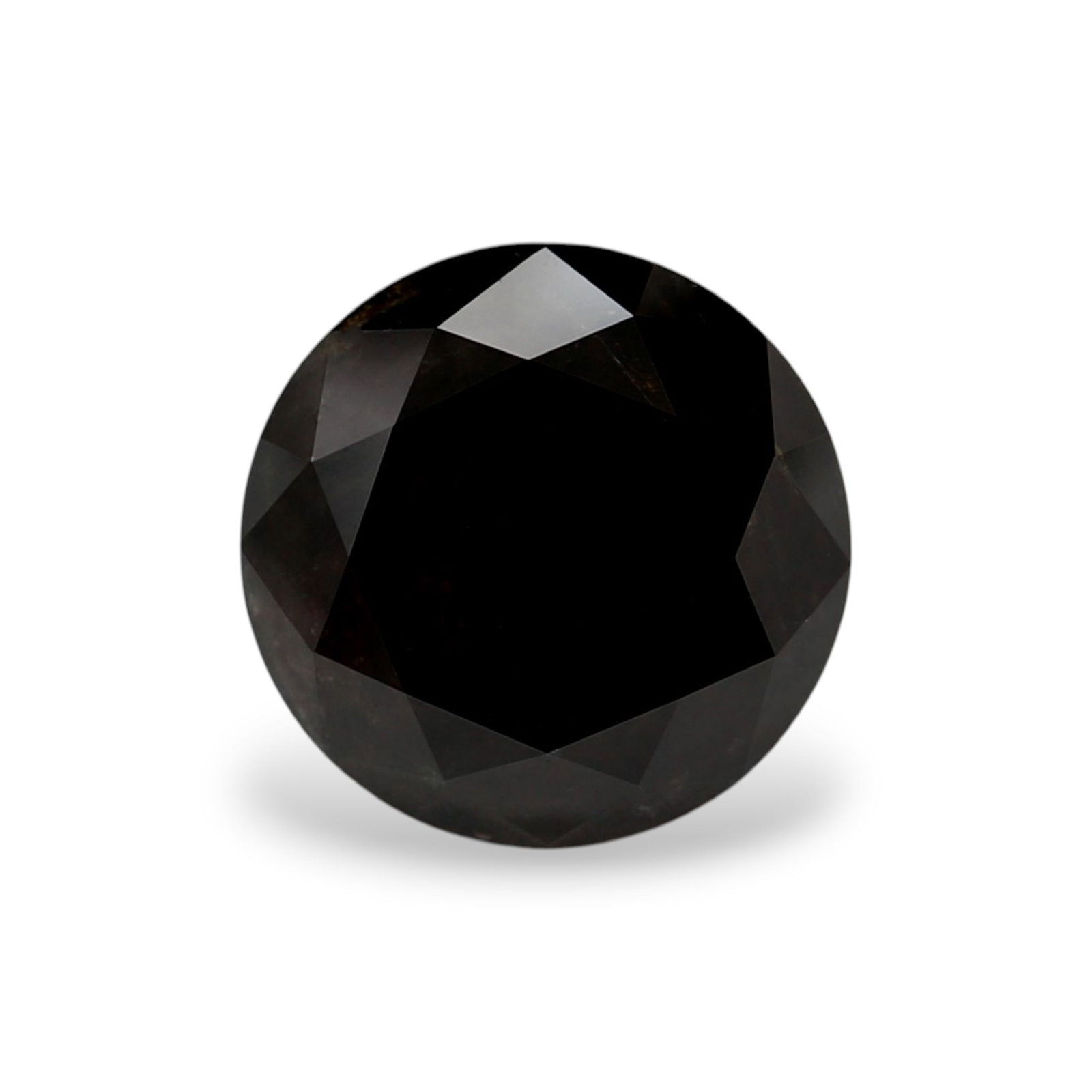 Loose Diamond - ROUND 7.7ct Fancy Black VVS2: Loose Diamond - ROUND 7.7ct Fancy Black VVS2 Source: Natural Shape: ROUND Carats: 7.7 Color: Fancy Black Certification: GIA Video: