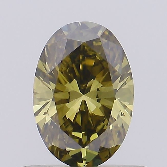 Loose Diamond - OVAL 0.54ct Fancy Vivid Green VS1: Loose Diamond - OVAL 0.54ct Fancy Vivid Green VS1 Source: Natural Shape: OVAL Carats: 0.54 Color: Fancy Vivid Green Certification: NONE Video: