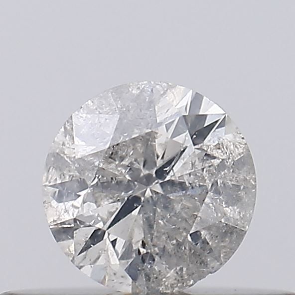 Loose Diamond - ROUND 0.25ct Salt and Pepper I3: Loose Diamond - ROUND 0.25ct Salt and Pepper I3 Source: Natural Shape: ROUND Carats: 0.25 Color: Salt and Pepper Certification: NONE Video: