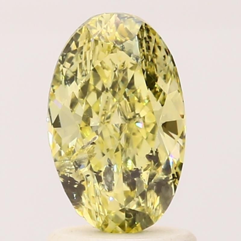 Loose Diamond - OVAL 1.07ct Fancy Brownish Greenish Yellow: Loose Diamond - OVAL 1.07ct Fancy Brownish Greenish Yellow Source: Natural Shape: OVAL Carats: 1.07 Color: Fancy Brownish Greenish Yellow Certification: GIA Video: