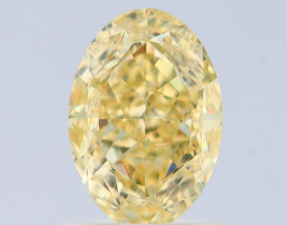 Loose Diamond - OVAL 1.02ct Fancy Yellow VS2: Loose Diamond - OVAL 1.02ct Fancy Yellow VS2 Source: Natural Shape: OVAL Carats: 1.02 Color: Fancy Yellow Certification: GIA Video: