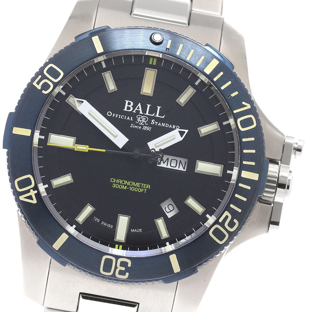 BALLWATCH Engineer Hydrocarbon Day-Date Automatic Mens Watch DM2276A-S3CJ-BK (1 of 6)