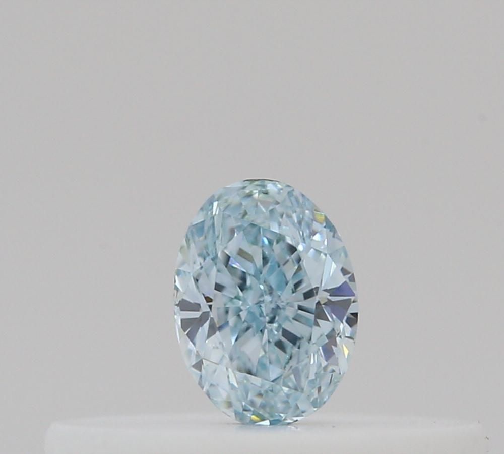 Loose Diamond - OVAL 0.11ct Fancy Intense Blue Green: Loose Diamond - OVAL 0.11ct Fancy Intense Blue Green Source: Natural Shape: OVAL Carats: 0.11 Color: Fancy Intense Blue Green Certification: GIA Video: