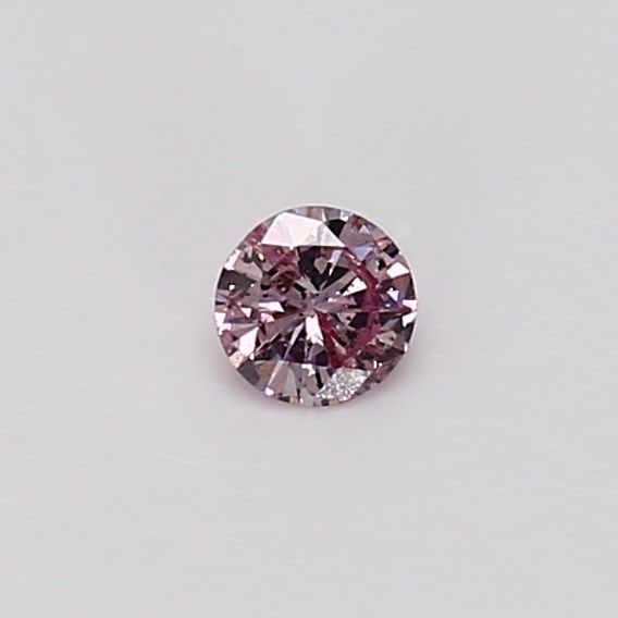 Loose Diamond - ROUND 0.14ct Fancy Purplish Pink I1: Loose Diamond - ROUND 0.14ct Fancy Purplish Pink I1 Source: Natural Shape: ROUND Carats: 0.14 Color: Fancy Purplish Pink Certification: GIA Video:
