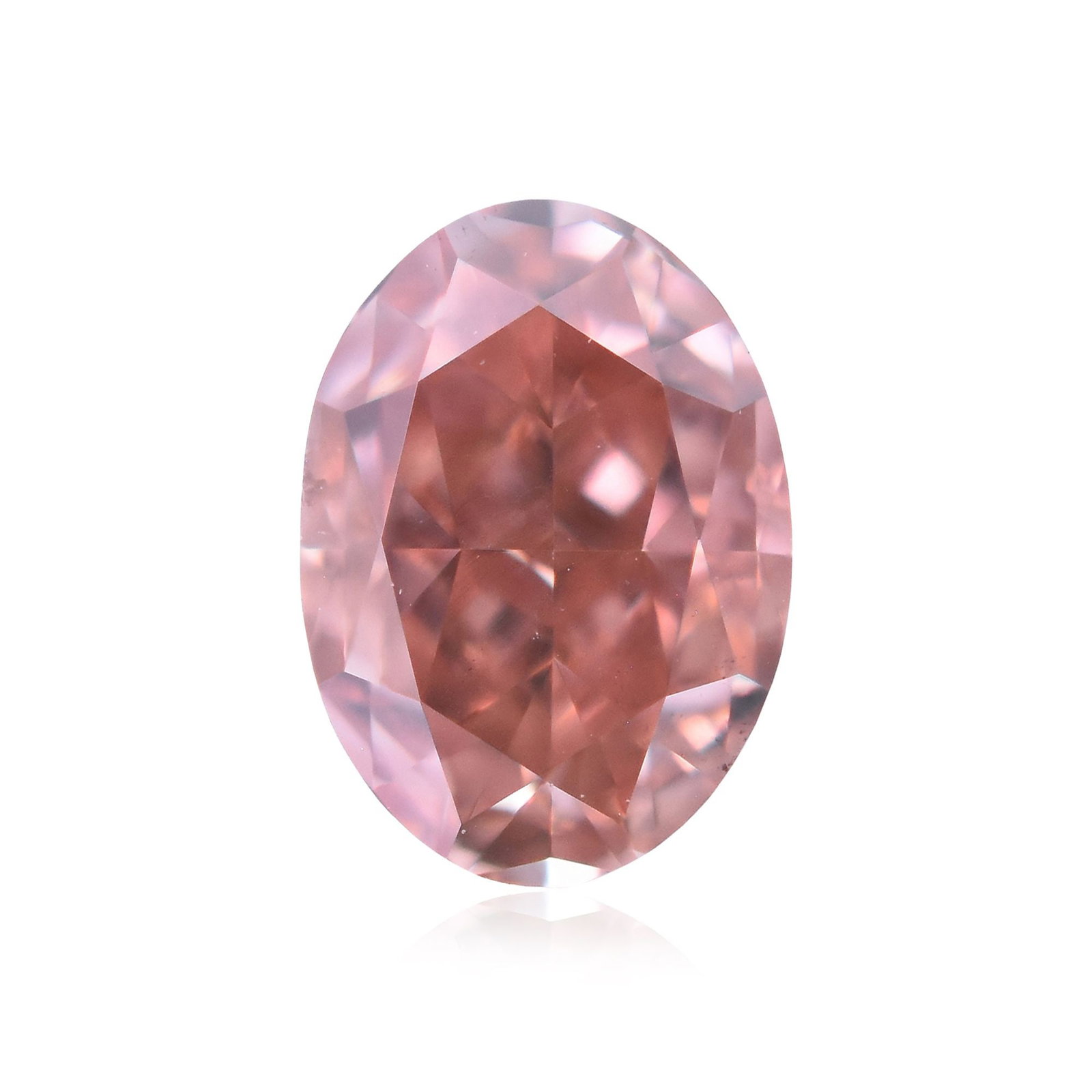 Loose Diamond - OVAL 0.31ct Fancy Intense Orangey Pink SI1: Loose Diamond - OVAL 0.31ct Fancy Intense Orangey Pink SI1 Source: Natural Shape: OVAL Carats: 0.31 Color: Fancy Intense Orangey Pink Certification: GIA Video: