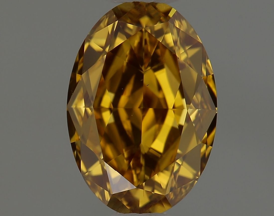 Loose Diamond - OVAL 1.12ct Fancy Deep Brownish Orangey Yellow VS2: Loose Diamond - OVAL 1.12ct Fancy Deep Brownish Orangey Yellow VS2 Source: Natural Shape: OVAL Carats: 1.12 Color: Fancy Deep Brownish Orangey Yellow Certification: GIA Video: