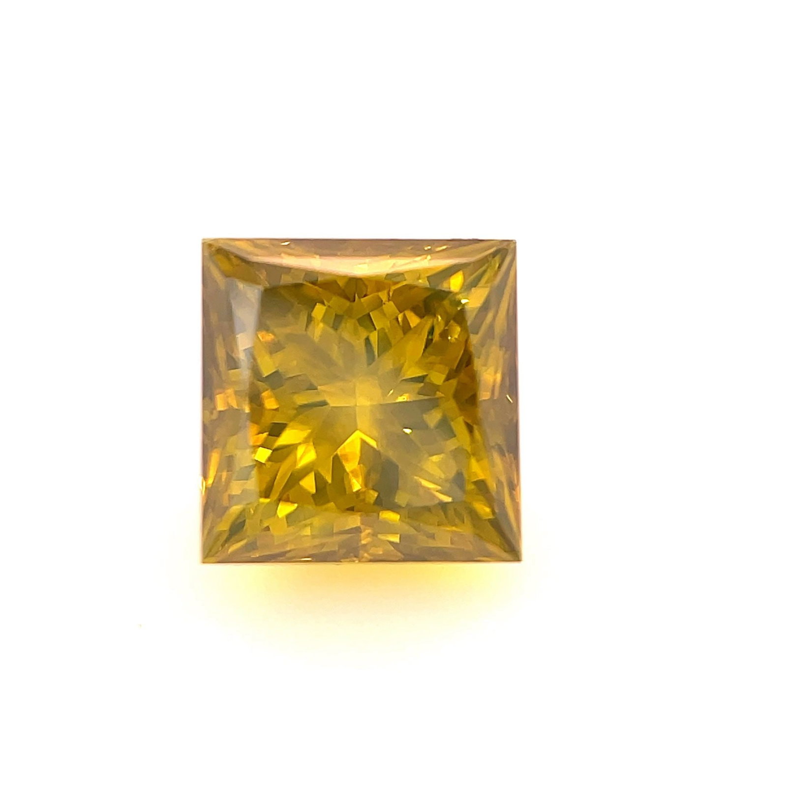 Loose Diamond - PRINCESS 1.03ct Fancy Yellow SI1: Loose Diamond - PRINCESS 1.03ct Fancy Yellow SI1 Source: Natural Shape: PRINCESS Carats: 1.03 Color: Fancy Yellow Certification: NONE Video:
