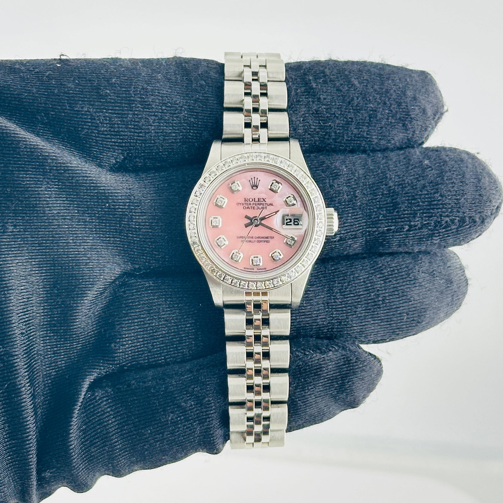 Rolex Datejust Lady Ref 69174 with Papers D-Link Jubilee Bracelet (1 of 6)