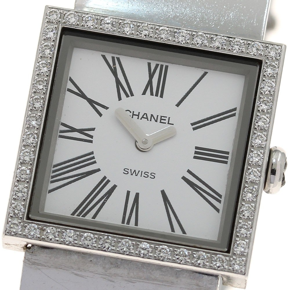 CHANEL Mademoiselle H0830 quartz womens stainless steel wristwatch (1 of 6)