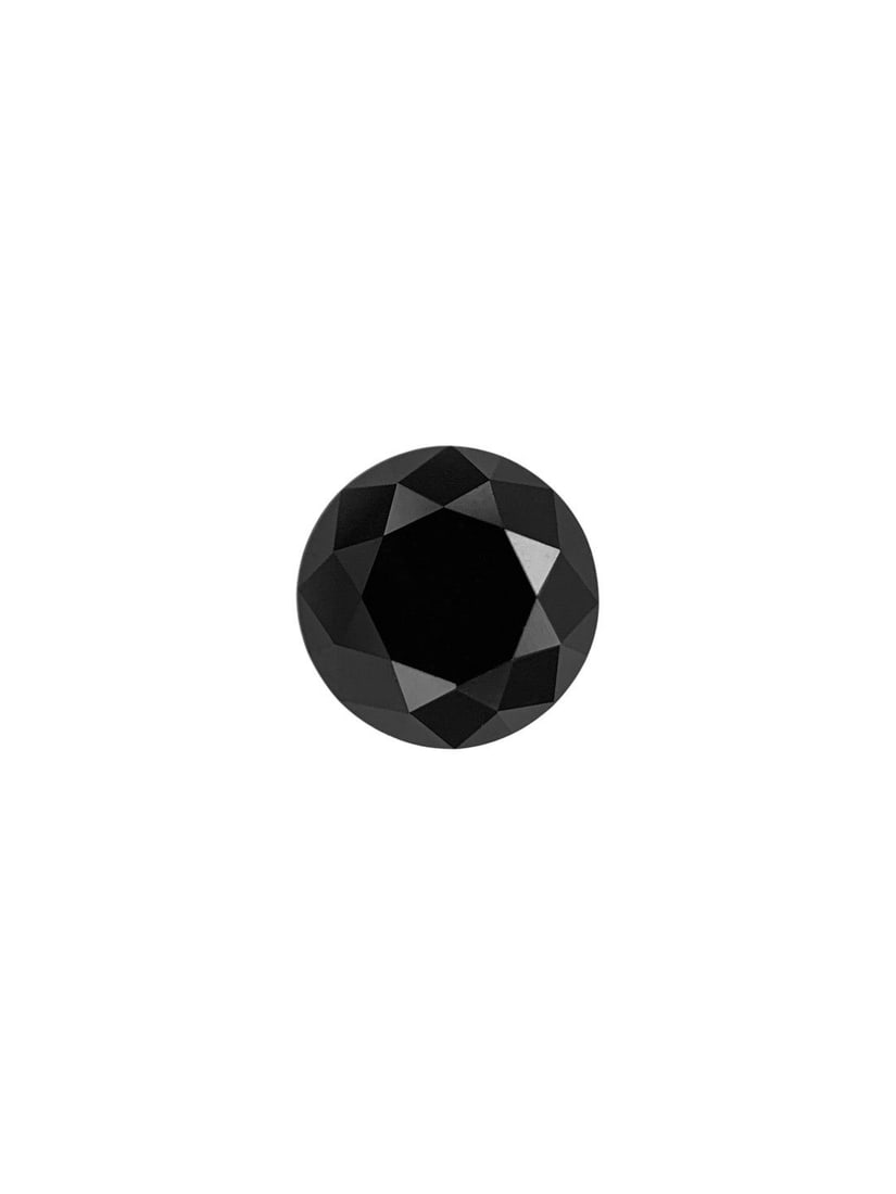 Loose Diamond - ROUND 0.77ct Fancy Black VVS2: Loose Diamond - ROUND 0.77ct Fancy Black VVS2 Source: Natural Shape: ROUND Carats: 0.77 Color: Fancy Black Certification: NONE The Diamond Depot Guarantee: All items in this auction are guaranteed to 