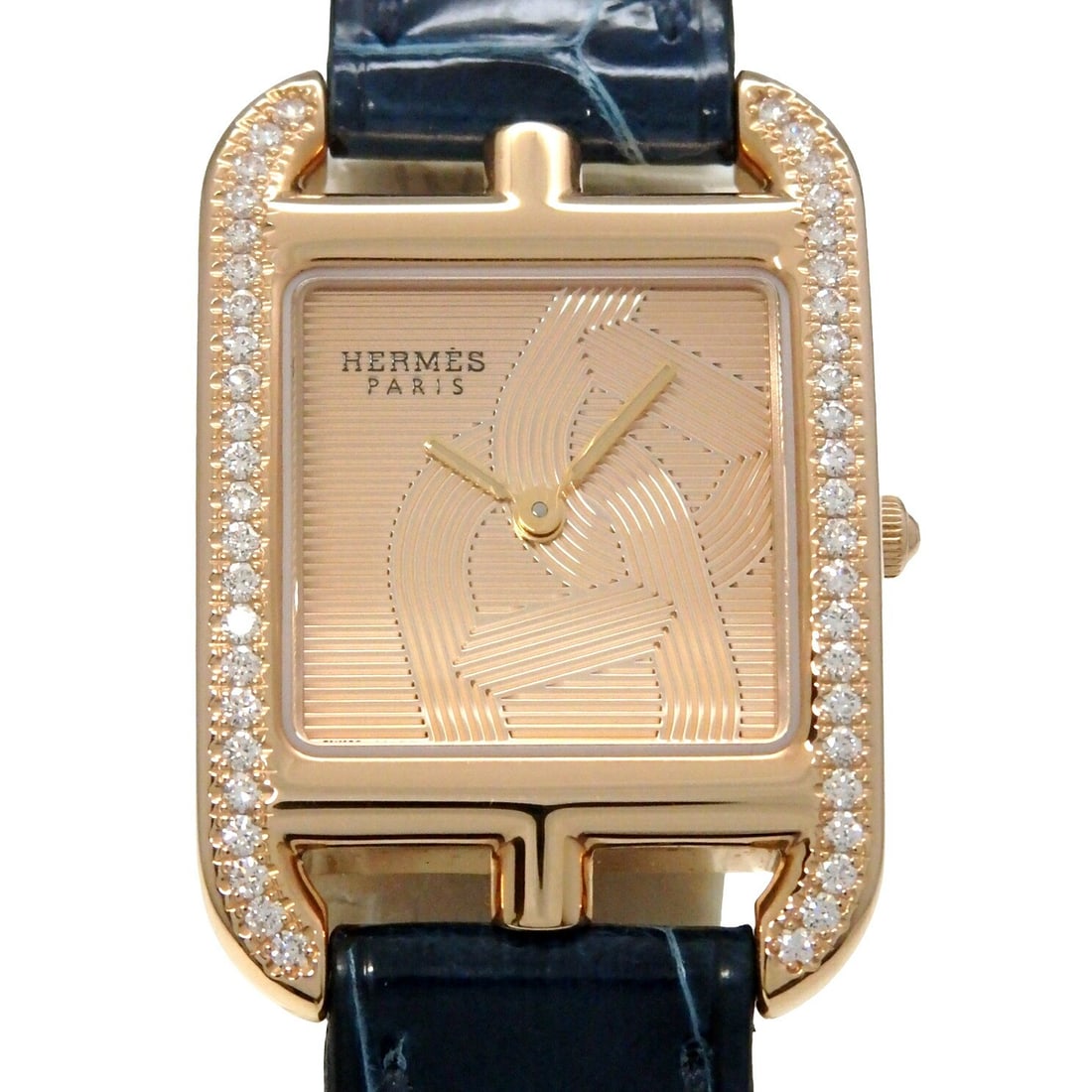Hermes CC1.371 Cape Cod Chaine d'Ancre Joye 18K Pink Gold Women's Watch (1 of 6)