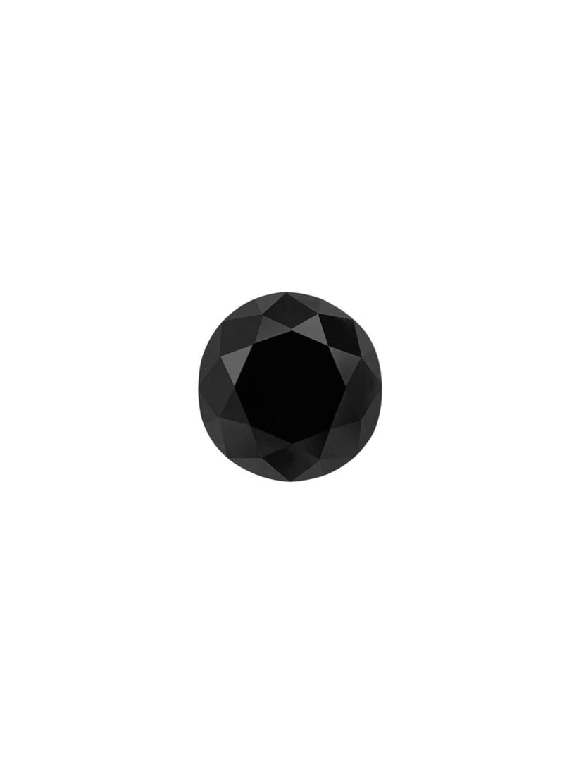 Loose Diamond - ROUND 0.45ct Fancy Black VVS2: Loose Diamond - ROUND 0.45ct Fancy Black VVS2 Source: Natural Shape: ROUND Carats: 0.45 Color: Fancy Black Certification: NONE The Diamond Depot Guarantee: All items in this auction are guaranteed to 