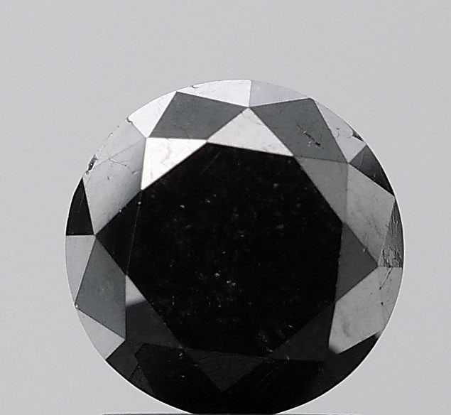 Loose Diamond - ROUND 2.29ct Black VS1: Loose Diamond - ROUND 2.29ct Black VS1 Source: Natural Shape: ROUND Carats: 2.29 Color: Black Certification: NONE Video: