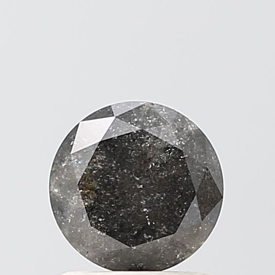 Loose Diamond - ROUND 0.89ct Salt and Pepper VVS2: Loose Diamond - ROUND 0.89ct Salt and Pepper VVS2 Source: Natural Shape: ROUND Carats: 0.89 Color: Salt and Pepper Certification: NONE Video: