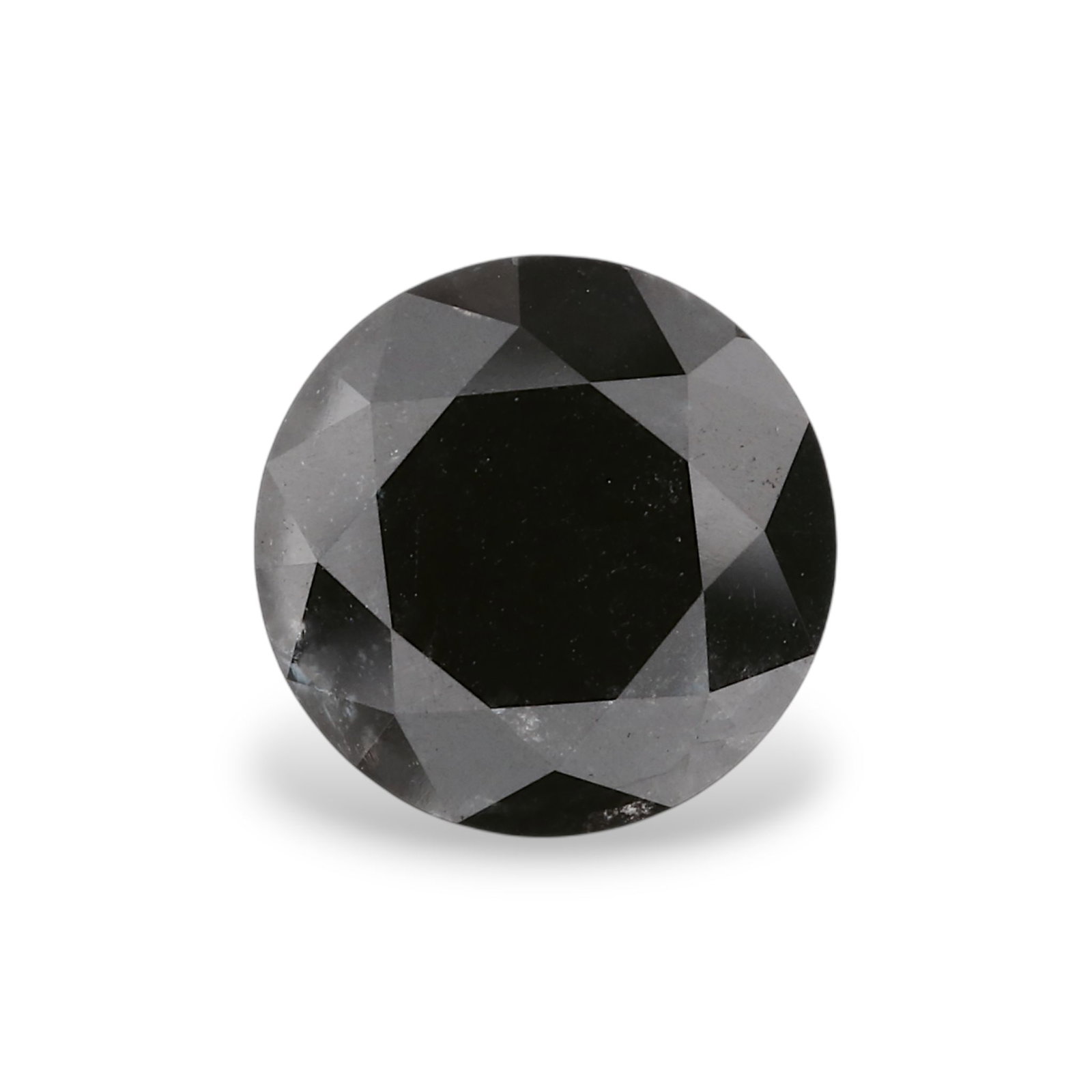 Loose Diamond - ROUND 2.24ct Fancy Black VVS2: Loose Diamond - ROUND 2.24ct Fancy Black VVS2 Source: Natural Shape: ROUND Carats: 2.24 Color: Fancy Black Certification: GIA Video:
