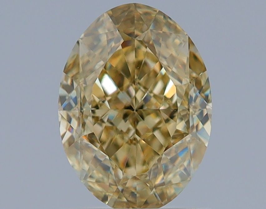 Loose Diamond - OVAL 1.5ct Fancy Brownish Yellow VS2: Loose Diamond - OVAL 1.5ct Fancy Brownish Yellow VS2 Source: Natural Shape: OVAL Carats: 1.5 Color: Fancy Brownish Yellow Certification: GIA Video:
