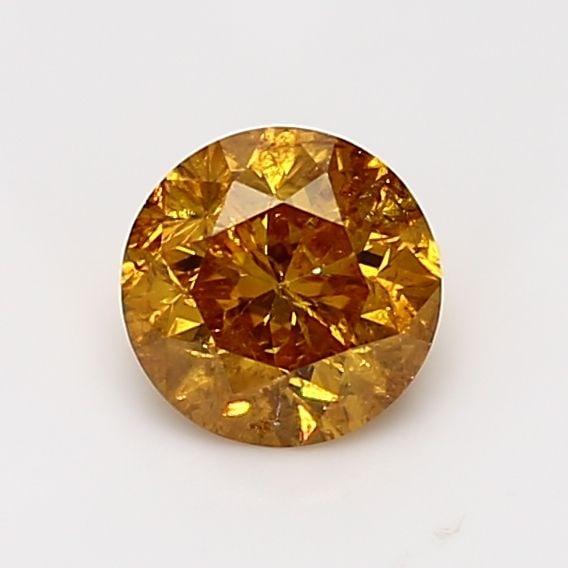 Loose Diamond - ROUND 1.0ct Fancy Intense Orange Yellow (1 of 1)