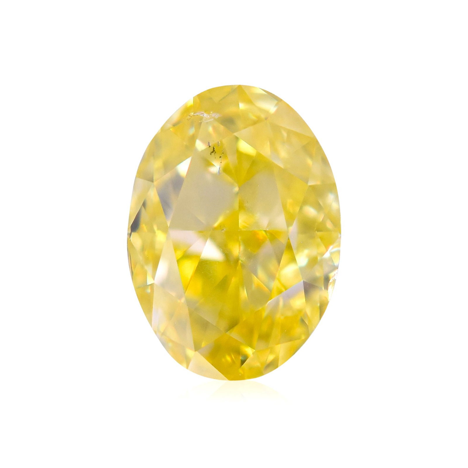 Loose Diamond - OVAL 0.45ct Fancy Intense Yellow SI1: Loose Diamond - OVAL 0.45ct Fancy Intense Yellow SI1 Source: Natural Shape: OVAL Carats: 0.45 Color: Fancy Intense Yellow Certification: GIA Video: