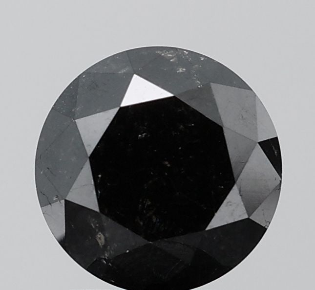 Loose Diamond - ROUND 2.38ct Black VS1: Loose Diamond - ROUND 2.38ct Black VS1 Source: Natural Shape: ROUND Carats: 2.38 Color: Black Certification: NONE Video: