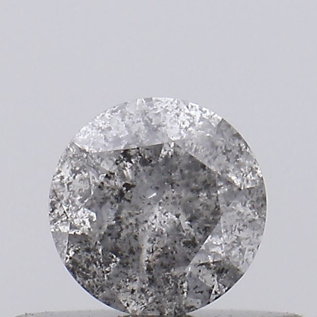 Loose Diamond - ROUND 0.33ct Salt and Pepper I3: Loose Diamond - ROUND 0.33ct Salt and Pepper I3 Source: Natural Shape: ROUND Carats: 0.33 Color: Salt and Pepper Certification: NONE Video: