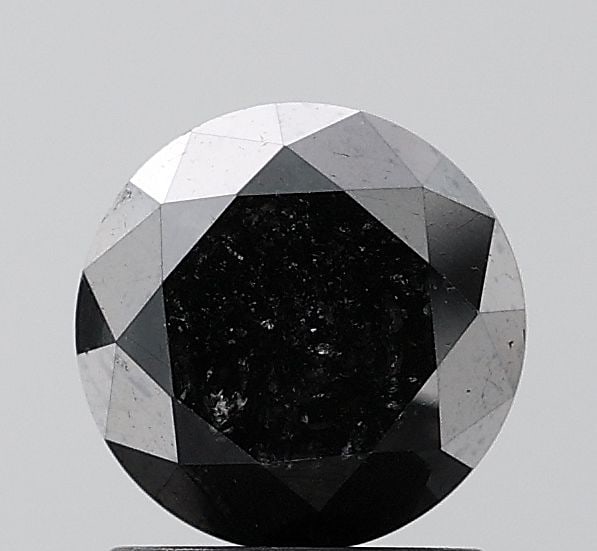 Loose Diamond - ROUND 1.87ct Black VVS2: Loose Diamond - ROUND 1.87ct Black VVS2 Source: Natural Shape: ROUND Carats: 1.87 Color: Black Certification: NONE Video: