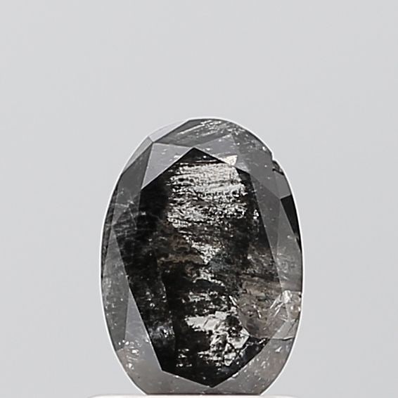 Loose Diamond - OVAL 0.73ct Salt and Pepper VS2: Loose Diamond - OVAL 0.73ct Salt and Pepper VS2 Source: Natural Shape: OVAL Carats: 0.73 Color: Salt and Pepper Certification: NONE Video: