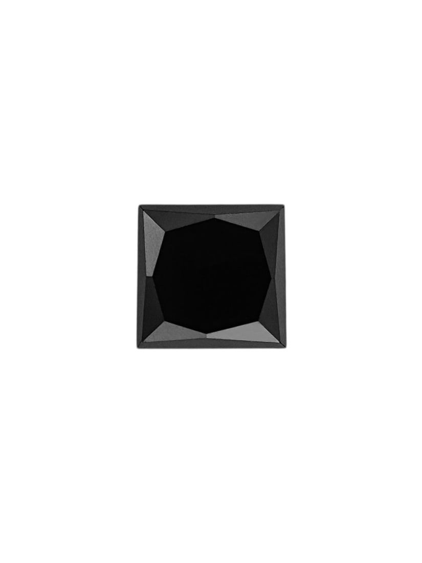 Loose Diamond - PRINCESS 0.32ct Fancy Black VVS2: Loose Diamond - PRINCESS 0.32ct Fancy Black VVS2 Source: Natural Shape: PRINCESS Carats: 0.32 Color: Fancy Black Certification: NONE The Diamond Depot Guarantee: All items in this auction are guarante